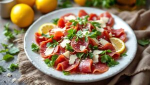 Insalata di Finocchi e Bresaola secondo piatto leggero e facile