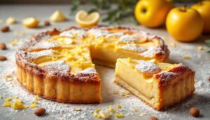 Crostata frangipane alle mele: morbida dentro e profumata di mandorle