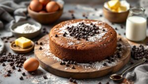Torta al Cacao con Gocce di Cioccolato