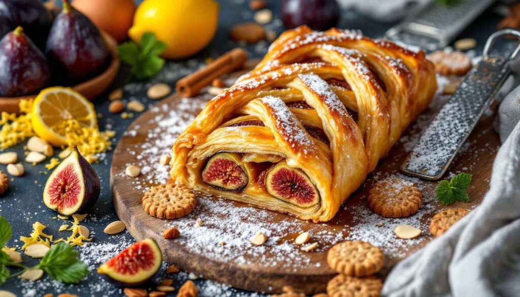 Strudel di fichi con pasta sfoglia: ripieno morbido e fette compatte grazie a un trucco semplice