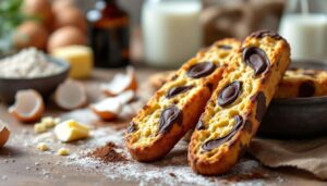 Biscottoni inzupposi bicolore: croccanti fuori, perfetti da inzuppare (con doppia cottura)