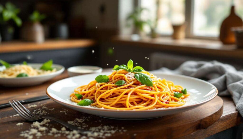 Impiattare gli spaghetti con il coppapasta: il trucco per un effetto da ristorante a casa tua