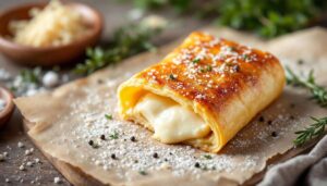 Fagottini di pasta sfoglia in friggitrice ad aria: croccanti fuori, filanti dentro