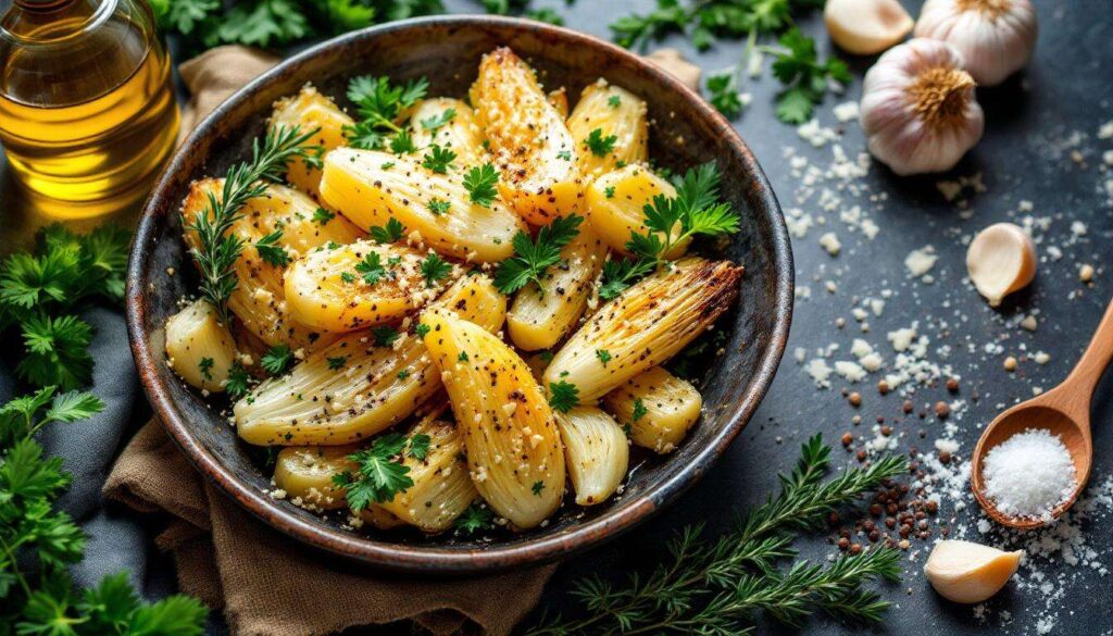 Finocchi al Forno con Pangrattato alle Erbette