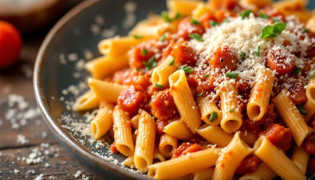 Pasta alla Ciociara ricetta primo piatto semplice e veloce in pochi minuti