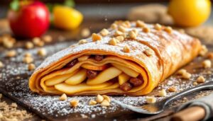 No, non ho voglia di impastare: lo strudel di mele lo preparo rivisitato, viene squisito